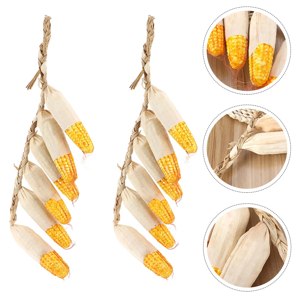 

Sunflower Costume Simulated Corn Skewers Wedding Decorations Vegetable Ornament