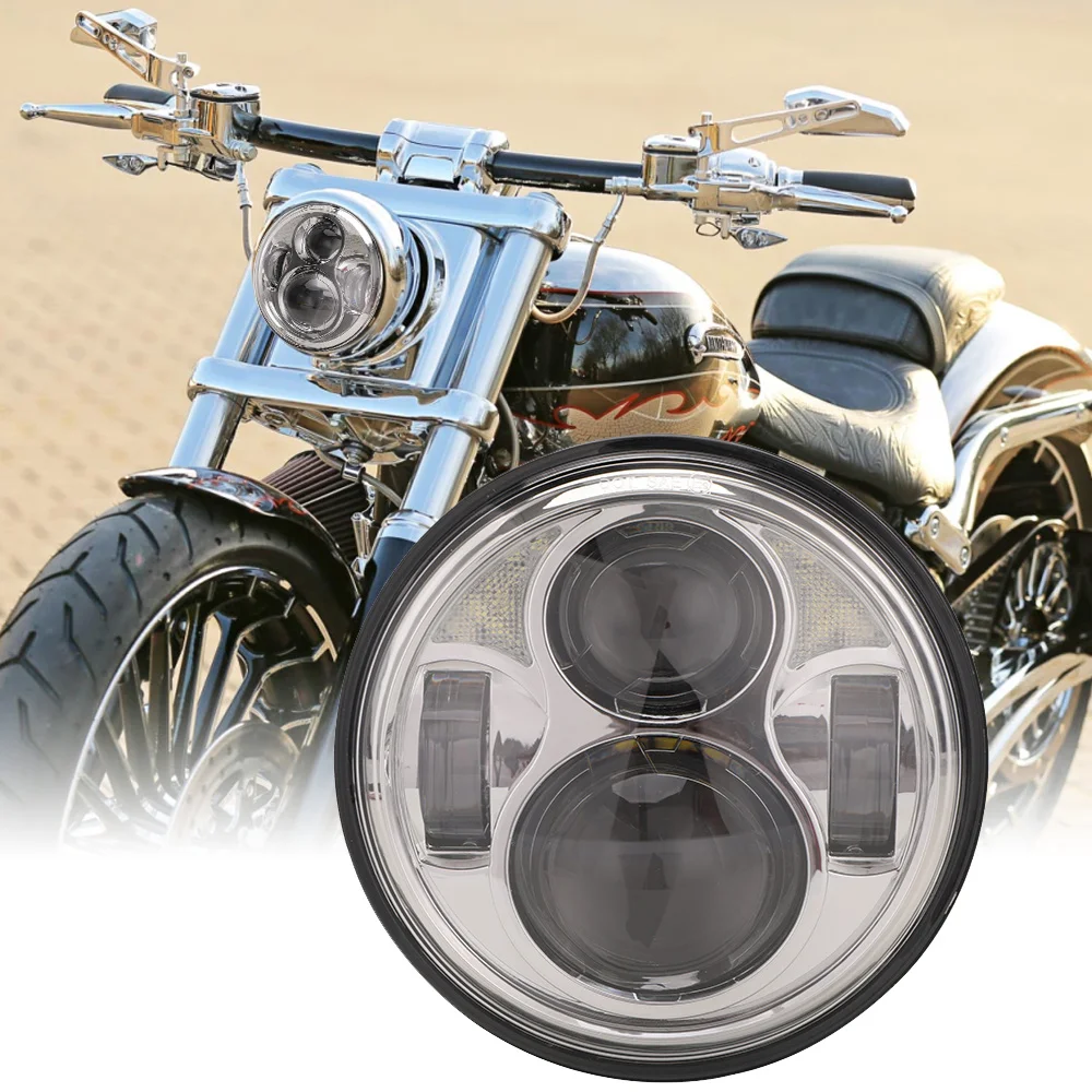 

Светодиодная фара 5,75 дюйма для Мотоциклов Harley Sportster Dyna XL 883C 1200C FXD Triumph Victory Motor