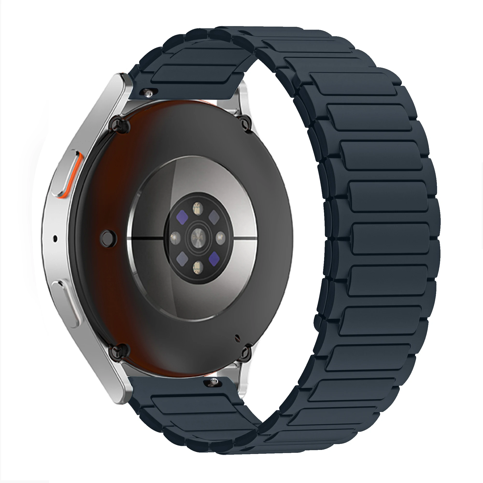 Magnetic Silicone Bracelet Band, 20mm/22mm Strap - Universal Fit
