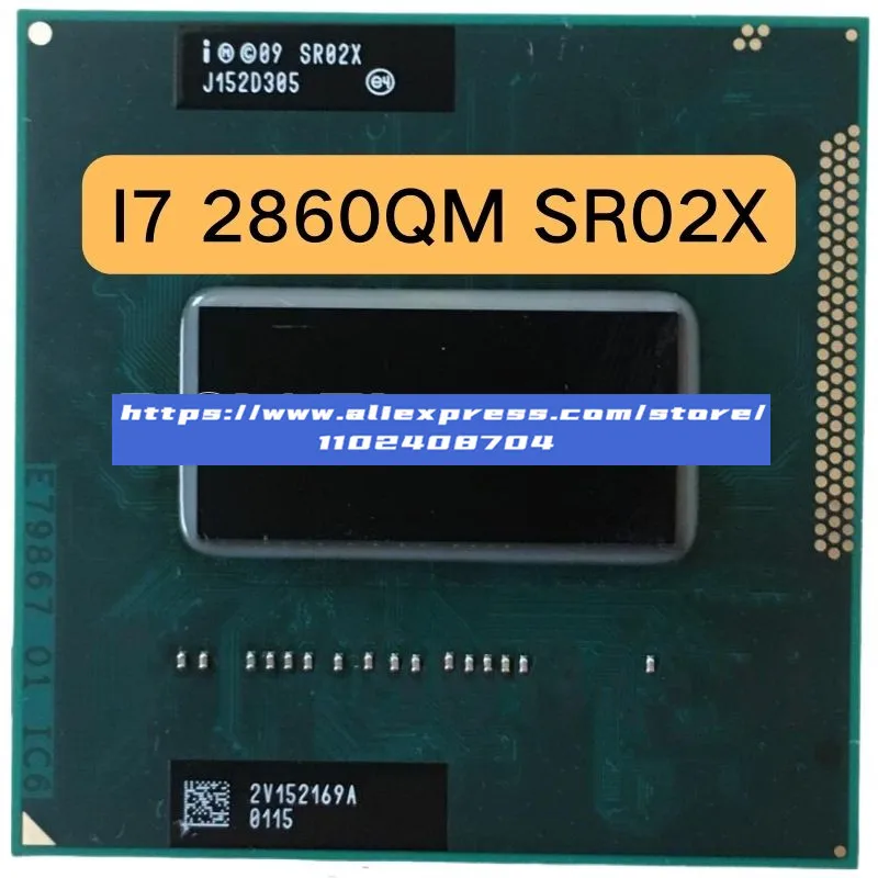 Процессор Intel Core i7-2860QM i7 2860QM SR02X 2,5 ГГц, процессор 8M 45W Socket G2 / rPGA988B HM65 HM67