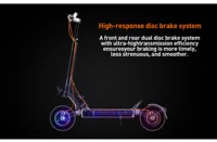 Trottinette électrique JOYOR S5-Z, moteur 600W, batterie 48V13AH, pneus larges de 10 pouces, hauteur réglable, pliable 5