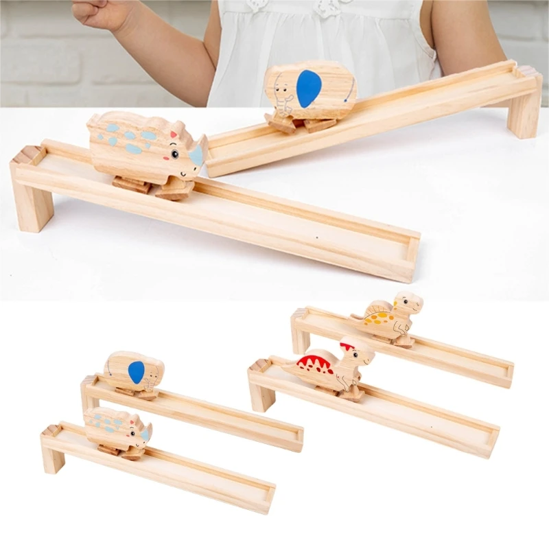 

Bionic Mechanical Wooden Block Toy for Kids Powered Walking Animal Blocks Sensory Enlightenment Gift for Toddlers