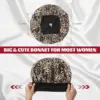 2Pcs Silk Bonnet for Sleeping Satin Hair Bonnets Soft Elastic Band Silk Sleep Cap Silk Hair Wrap for Curly Hair Satin Cap 5