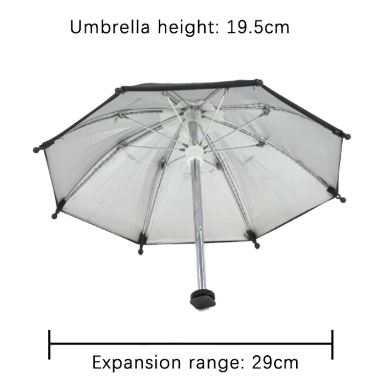 1PC DSLR Camera Umbrella Hot Shoe Cover Sunshade Rainy Holder For Camera Mirrorless Phone Photography Accessory