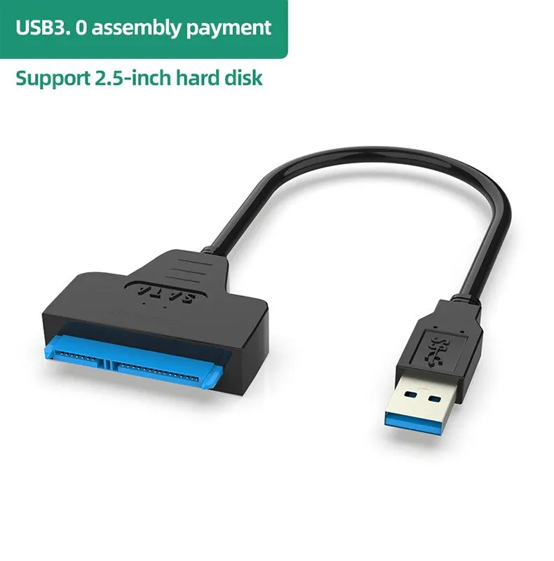 2.5 Inch Hard Disk Adapter Cable USB Easy Drive Cable Hard Drive Easy Line SATA22 Pin String Oral Line sata to usb cable,sata to usb adapter,sata to usb adapter cable,sata adapter cable,usb adapter,usb adapter cable,usb cable adapter,conversion cable adapter