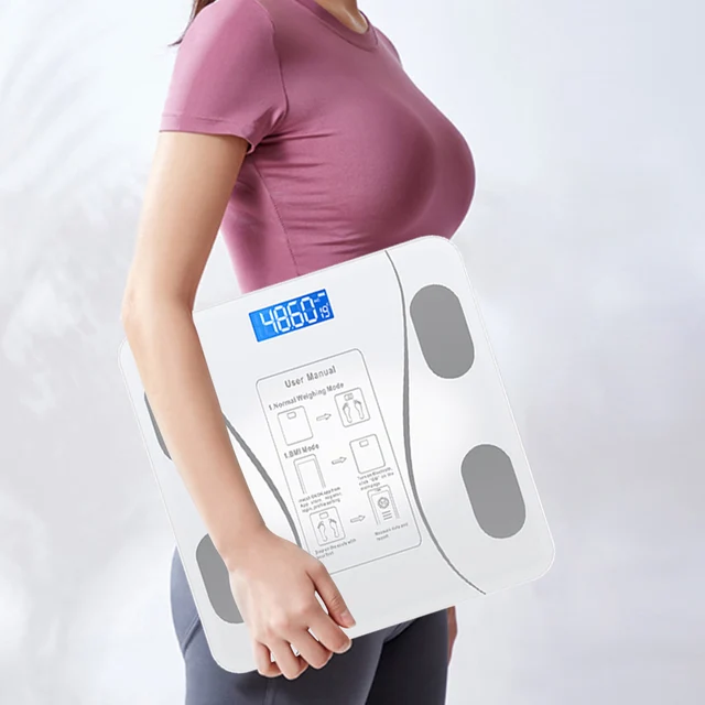 Smart 8 Electrode Scale 2023 New Bioimpedance Electronic Digital Weight  Balance Fat Body Water Muscle Mass BMI Composition Scale - AliExpress