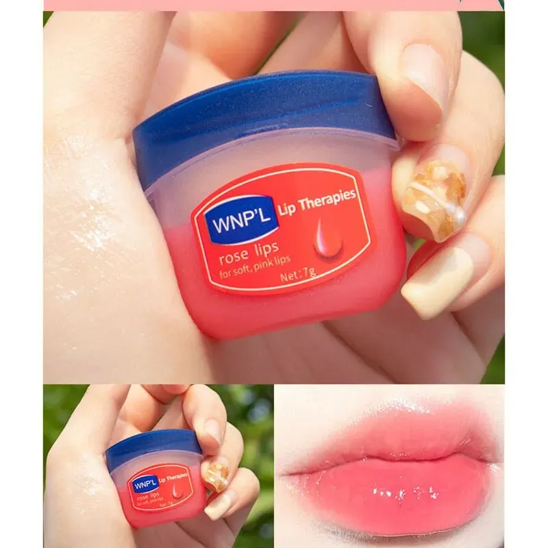 4pcs Natural Plant Lipstick Whitening Lipstick Base Moisturizing Cream Anti Crack Lip Care Jelly Color Makeup Lip Gloss 4