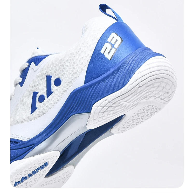 Original LEFUS Blue White Badminton Shoes Ground Flight Breathable Female Outdoor Sports Training Women Athletics Sports Shoes