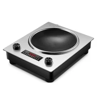 3000W Upgraded Concave Induction Cooker Household Concave Bottom Cooking Pan Integrated Commercial Battery Stove Toaster oven 2