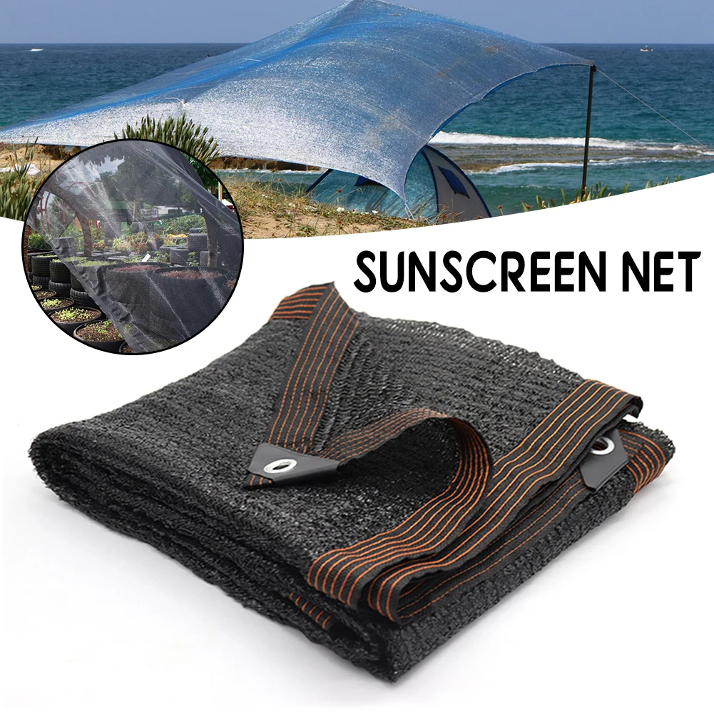 Black Sunshade Net Shading 95% Succulent Plant Sun Shed Fence Privacy Mesh Flower Greenhouse Shade Cover Outdoor Anti-UV sunshade net