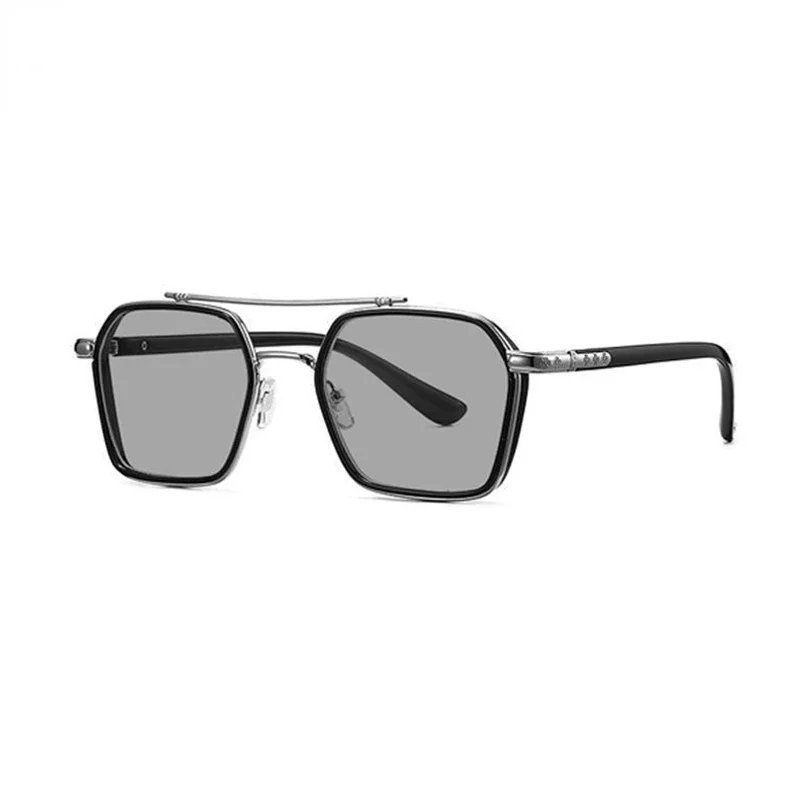 Night Vision Glasses Polarized Sunglasses Steampunk Sunglasses Clip On Sunglasses Sunglasses Clips Semi Rimless Sunglasses Sports Sunglasses Glass Frames Intelligent Photochromic Sunglasses For Men Professional Day Night Driver UV400 Retro Luxury Design