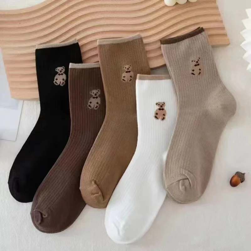 Kawaii Bear Cotton Socks 2