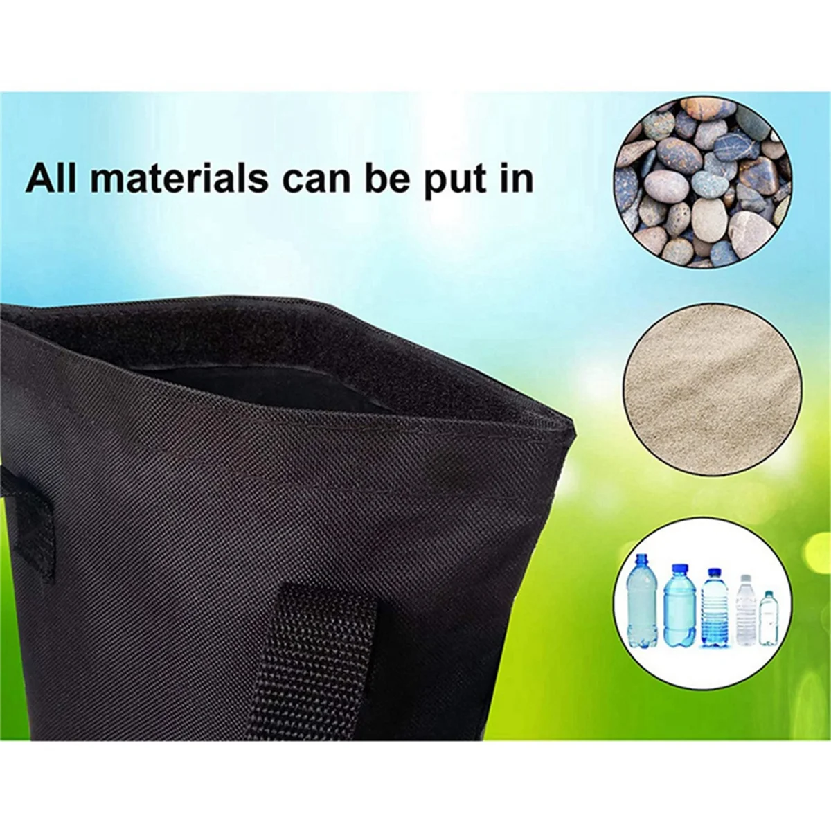 BAAU Gazebo Sand Bags Oxford Fabric Weighted Feet Bag Camping Equipment Outdoor Accessories for Tent Umbrella