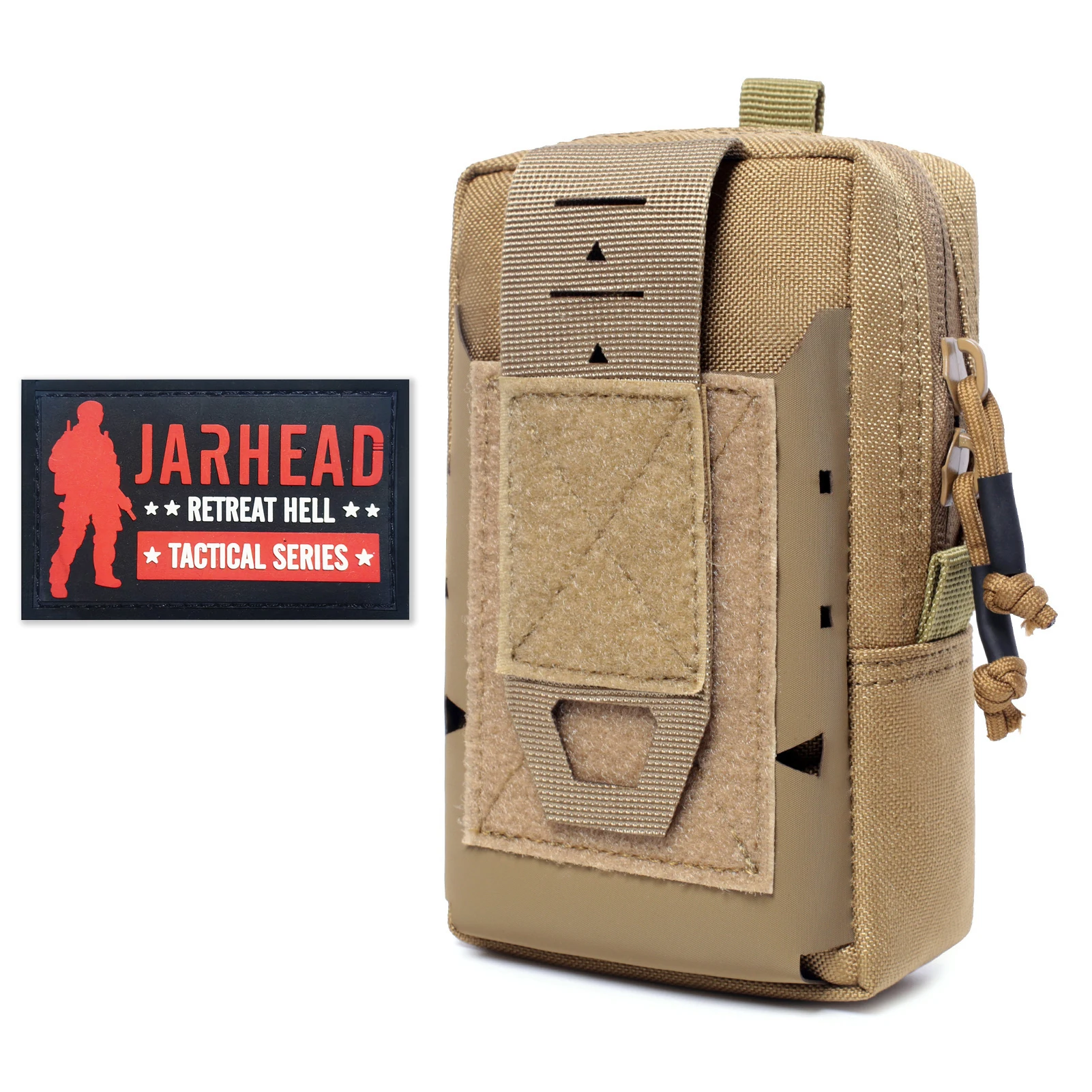 Tactical Outdoor Utility Pouch – EDC Waist Bag & Mobile Phone Holder for Camping, Hiking, and Hunting