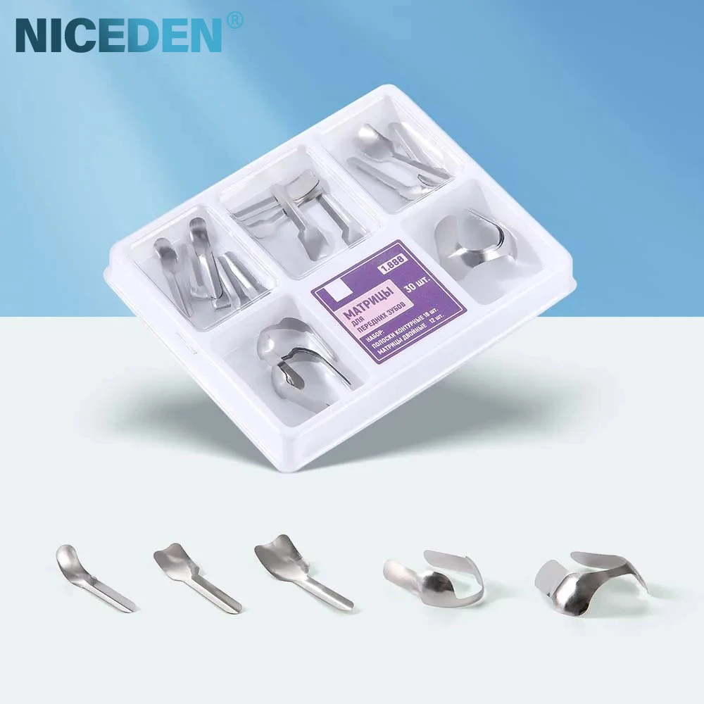 Dental Proximal Anterior Strips 30pcs/box Large Small Twin Anterior Matrices Matrix Systems NICEDEN