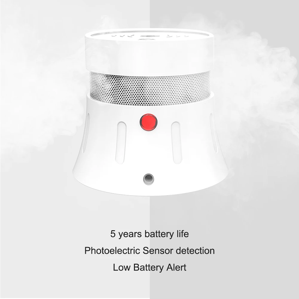 CPVAN Smoke Detector Home Security Protection Fire Smoke Alarm Sensor Independence Firefighter Protect Equipment smoke alarm