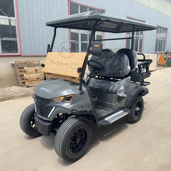 New Design 150W Solar panel Golf Cart 7.5W Powerful AC Motor Electric Lifted off-road Golf Hunting Cart 1
