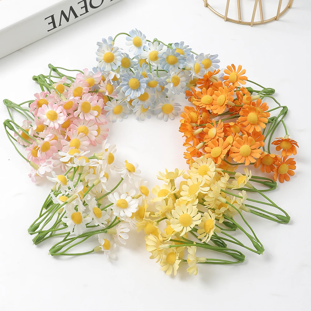 Daisy Artificial Silk Flowers - Elegant Home and Event Decor Blooms