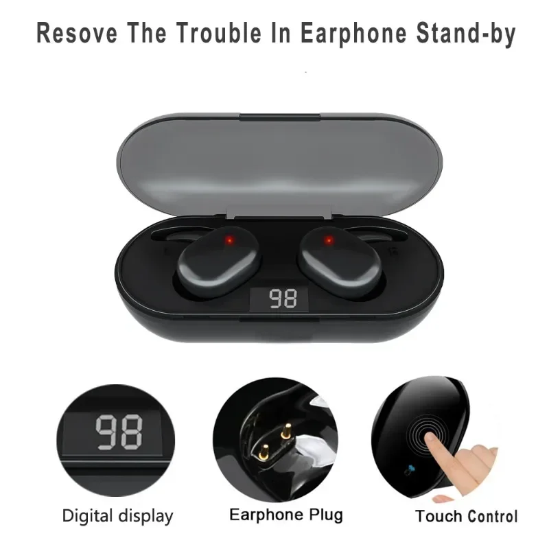 Y30 TWS Wireless Bluetooth headset 5.2 Wireless headphones Earbuds In-ear Noise Reduction Waterproof Headphones for allphones 2