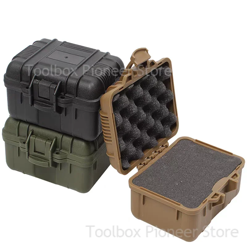 Pelican Case Box Sealed Waterproof Equipment Box Shock-proof Instrument Case Safety Protective Tool Outdoor Portable tool storage box parts storage box plastic tool box storage organizer box