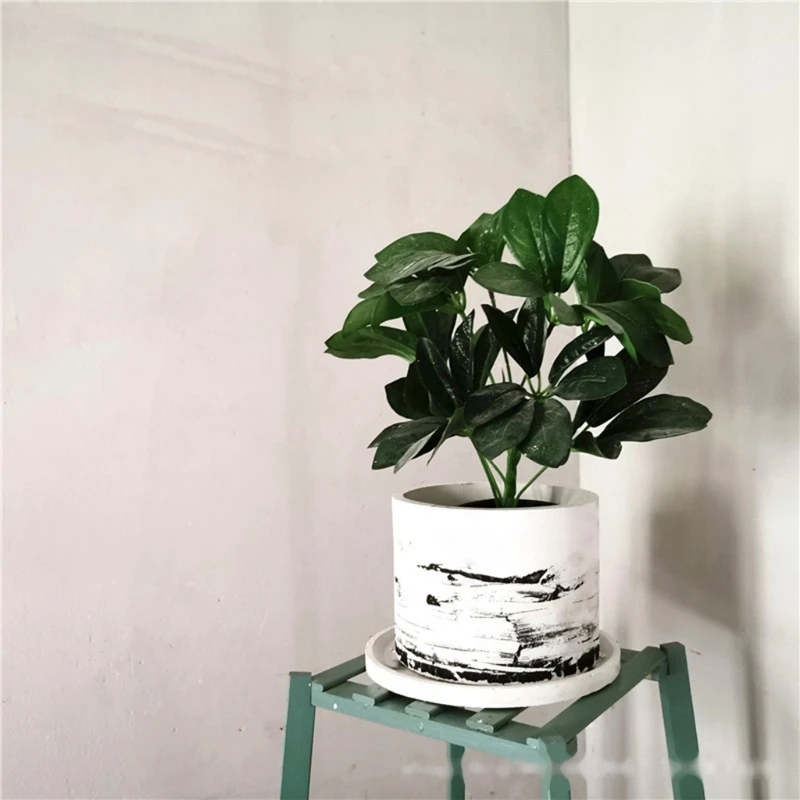 Succulent Planter Silicone Mold Large Concrete Flower Pots Resin Epoxy Casting Mold for DIY Homemade Large Round Clear