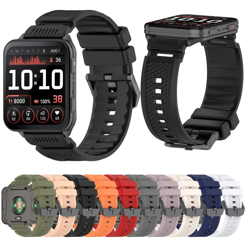 Silicone Wristband Strap for Smartwatches - Replacement Bracelet Accessories