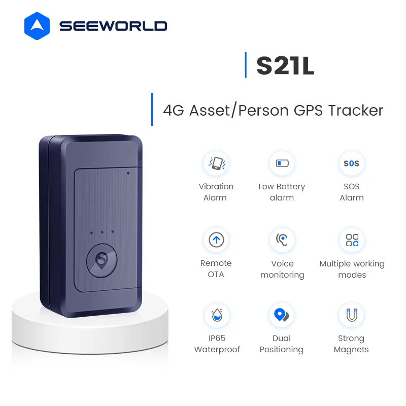 Free APP GPS Tracking Systems Long Standby Strong Magnet Real-time Location Tracker GPS with Microphone S21L