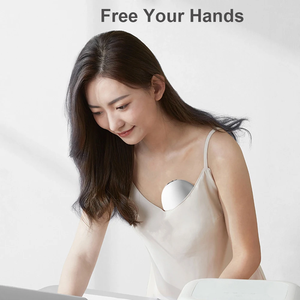 Electric Breast Pump Hands Free Wearable Breast Pump for Breastfeeding Low Noise Milk Pump with 150ml Milk Collector BPA-free 2