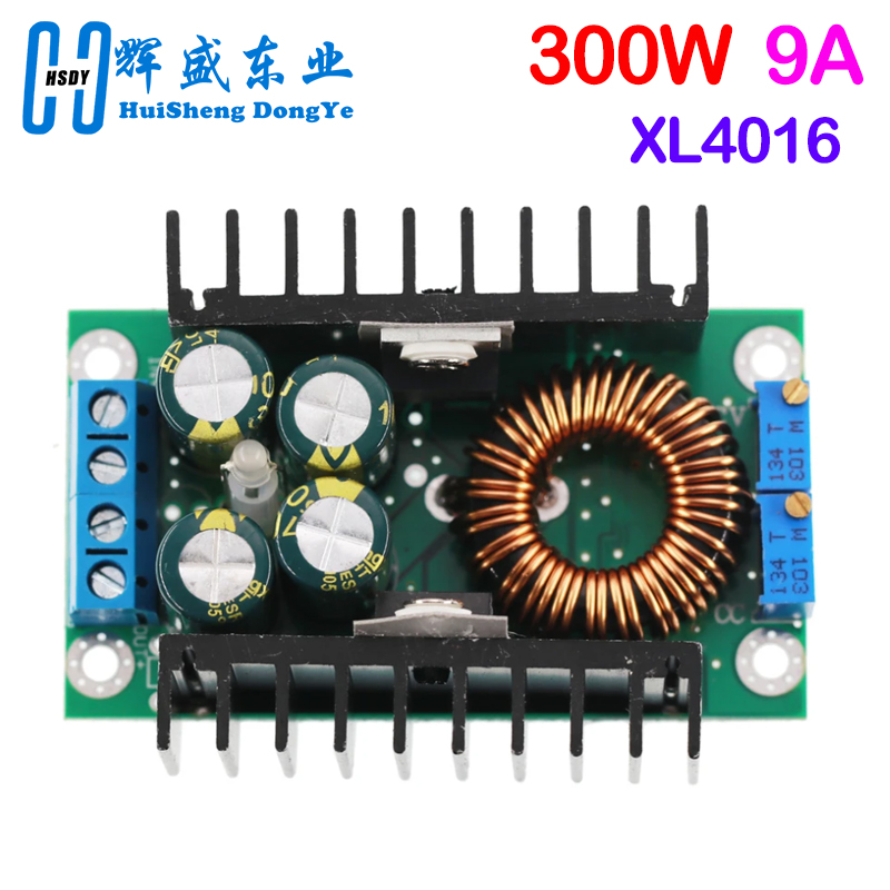 300W XL4016 DC-DC Max 9A Step Down Buck Converter 5-40V To 1.2-35V Adjustable Power Supply Module LED Driver