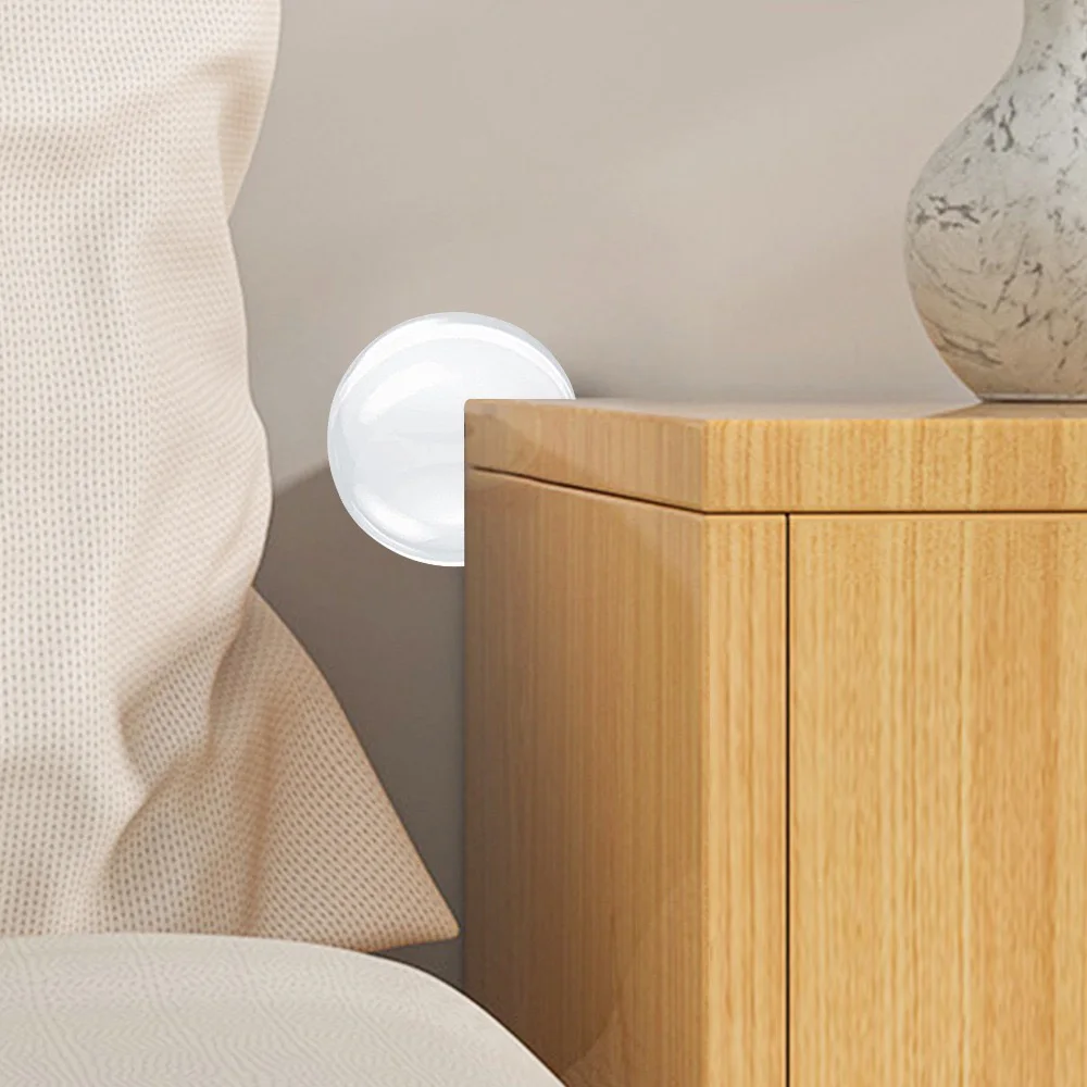 Door Stopper Silicone Door Stopper Door Stopper Bumpers Silicone Rubber Bumpers Silicone Door Sticker Soft Silicone Round Transparent Non-slip Door Stopper Muffler Wall Protector Self-adhesive Door Handle Bumper Protective Plug