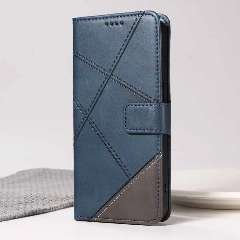 Leather Flip Wallet Phone Cover with Card Holder
