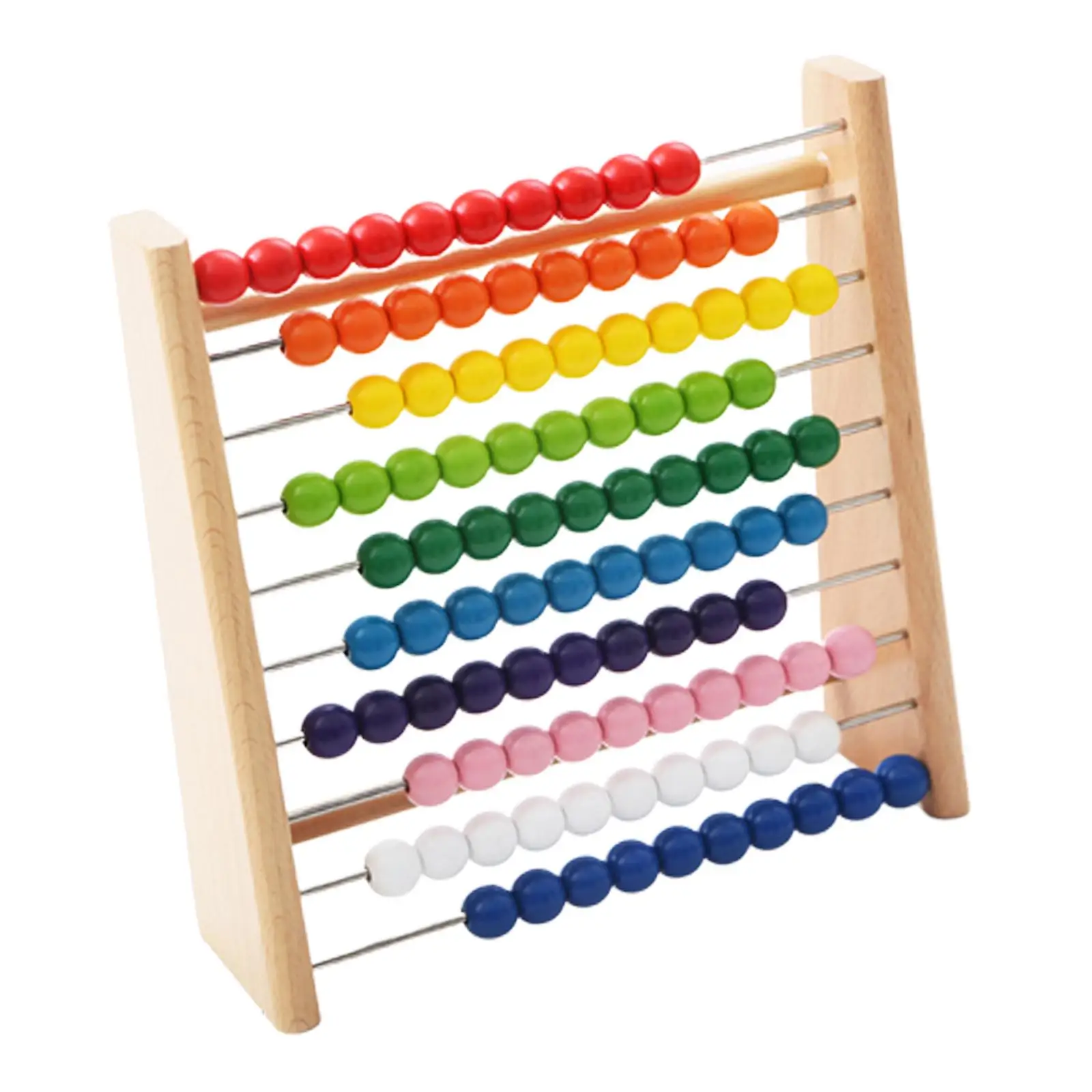 

Wooden Abacus, Children Rainbow Counting Beads, Classic Counting Tool