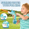 New Desert Eagle Linkage Electric Water Gun Large Capacity Blue Grey Water Gun Continuous Shot Water Fighting Kid Gun Toys Gift 1