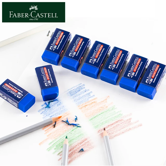 FABER-CASTELL Colored Pencil Eraser Ultra Clean and No Debris Drawing  Painting Erasable Art Supplies Office Stationery - AliExpress