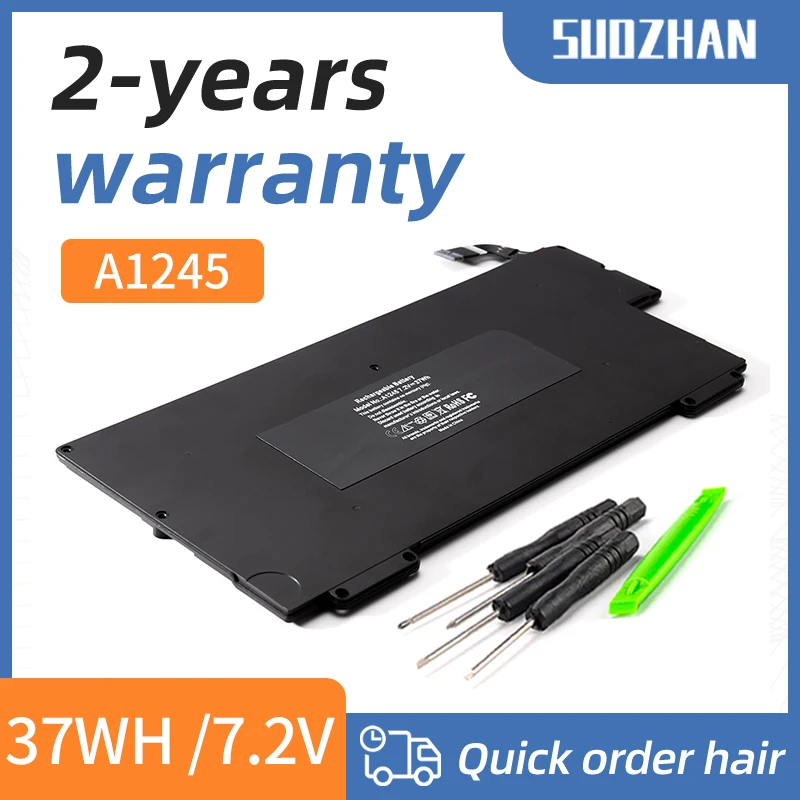 

SUOZHAN A1245 A1304 Battery For Apple MacBook Air 13" A1237 MB003 MC233LL/A MC234CH/A MC504J/A MC503J/A