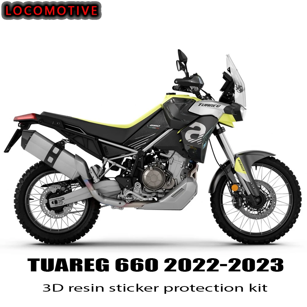 Per Aprilia Tuareg 660 Tuareg660 2022-2023 Accessori Kit Di Protezione Adesivo In Resina Epossidica 3D Tank Pad