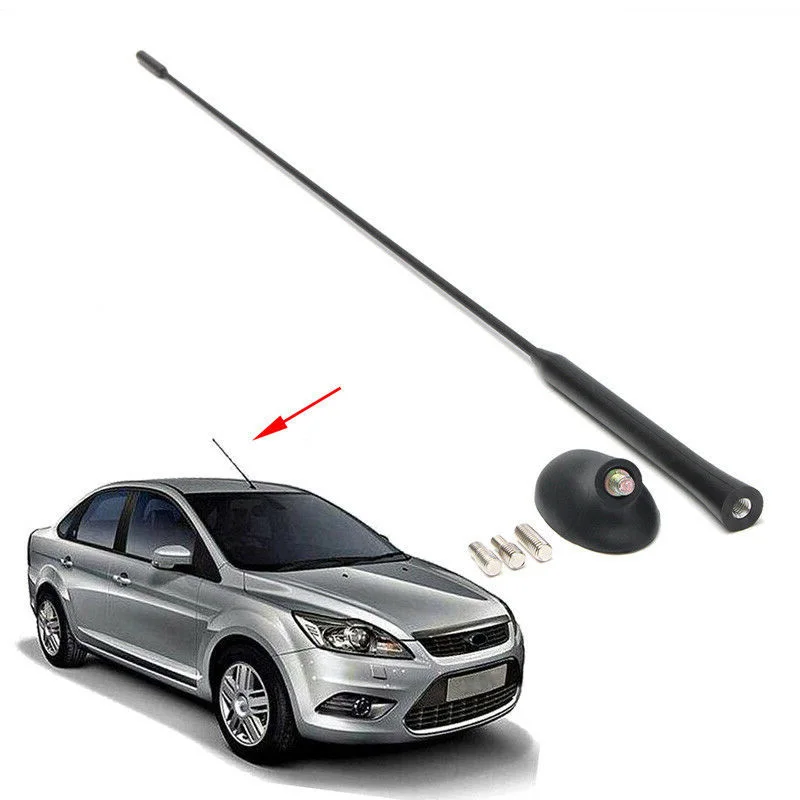 

Базовая антенна для Ford Focus 00-07 XS8Z18919AA, стереомагнитола, FM/AM, усилитель сигнала, с 3 винтами