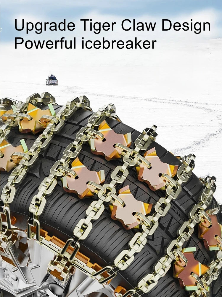 Winter icebreaker car with anti-skid chain new car chain sedan suv universal winter snow driving talisman