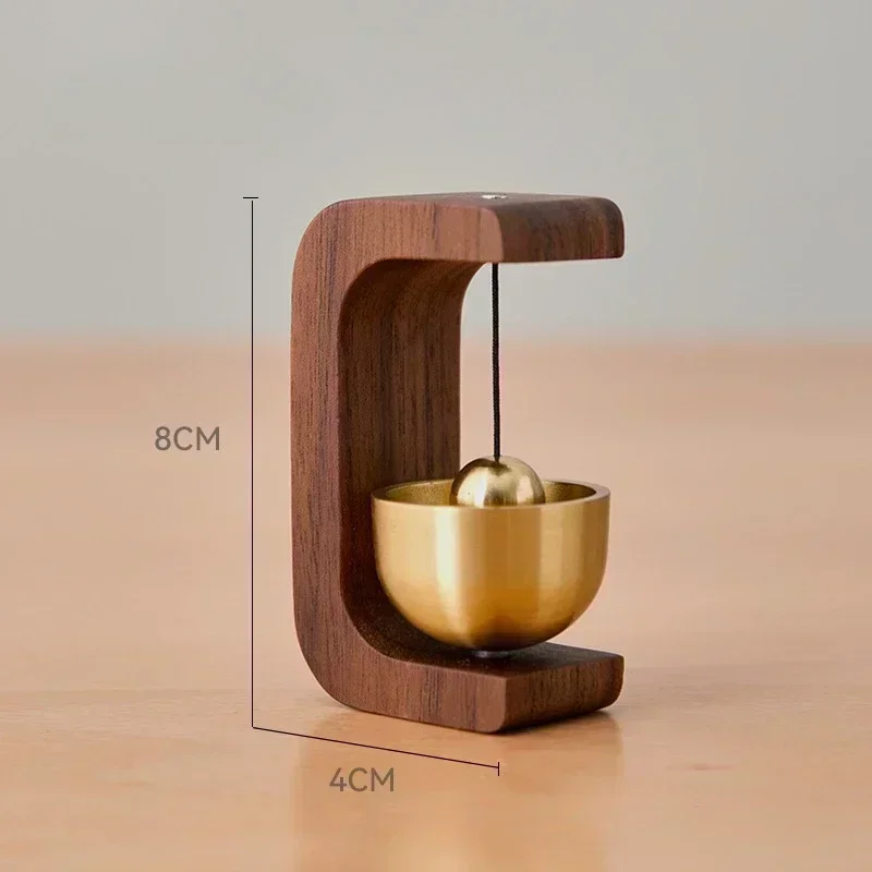 Entrance Doorbell Shopkeeper's Bell Wind Bell Door Opening Wooden Clock Reminder for Home Small Decorations wind bell wind chimes wind chime brass bell