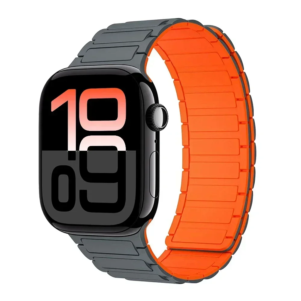 Magnetic Buckle Silicone Strap Bracelet