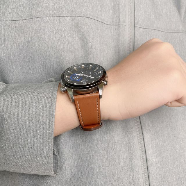 20mm Huawei gt2 Leather Strap for Samsung galaxy Watch 3 4 40/44mm Classic 42/46mm Active Gear S3 S2 Huami Amazfit GTR Band