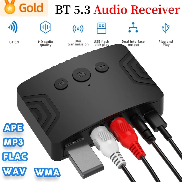 AGPtEK Car Bluetooth Adapter A2DP 3.5mm Car Handsfree Bluetooth