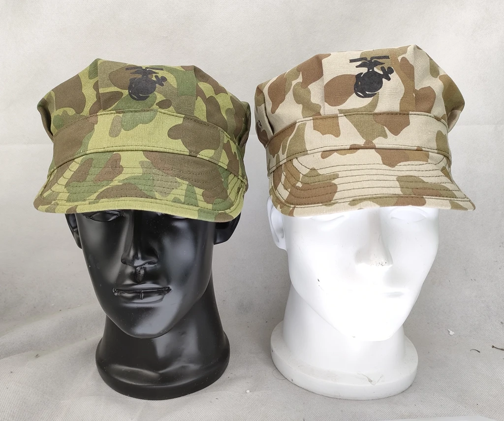 armyshop2008 WWII WW2 US HBT UTILITY CAP VINTAGE USMC