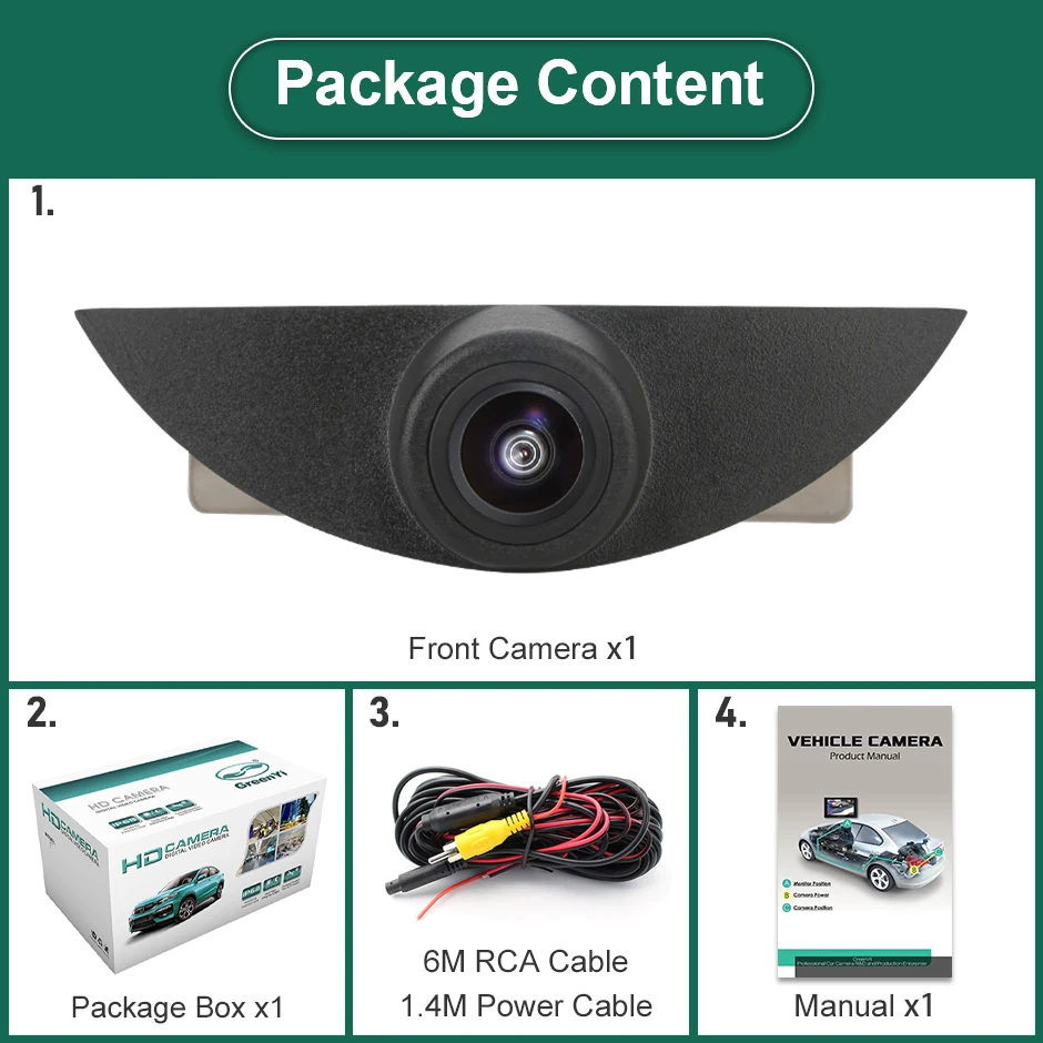 CCD AHD 1080P 차량 로고 닛산 Xtrail T30 Tiida Qashqai J10 J11 패스 파인더 3월 순찰 370Z 용 자동차 전면보기 카메라