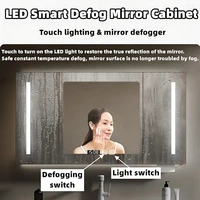 Bathroom Furniture Full Set Vanity With Sink Modern Bathroom Cabinet And LED Intelligent Defog Mirror Cabinet Set Large Storage 4