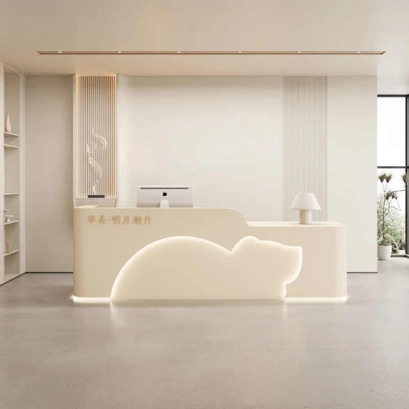 Modern Lighting Reception Desk Console Checkout Grocery Store Barbershop Advisory Check Out Counter Bancone Bar Salon Furniture korean retro magnet memo pads note post refrigerator notepads magnetic grocery purchase shopping list to do check daily notebook