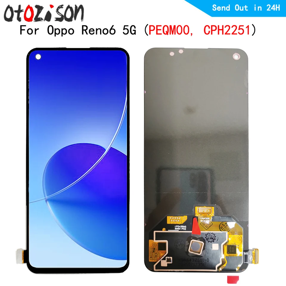 Cadre Avant (housing) Pour OPPO Reno6 5G PEQM00/CPH2251 - Cadre LCD Et Bezel - Neuf