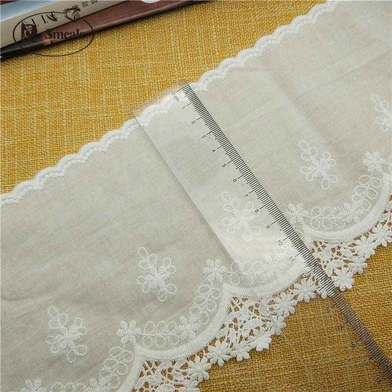 Clothing Lace Accessory Fabric DIY Home Textile Jewelry For Women's Skirt Cotton Embroidery Lace Trim Lace Fabric Lace Garment Accessories Lace Sewing Supplies Lace Accessories Lace Sewing Accessories Clothing Accessories Clothing Craft Accessories