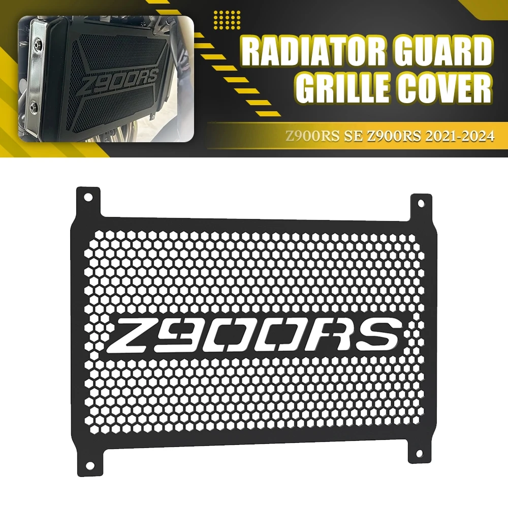 

Motorcycle Radiator Guard Grille Cover Water Tank Cooler Mesh Protection FOR KAWASAKI Z900RS SE Performance 2021 2022 2023 2024
