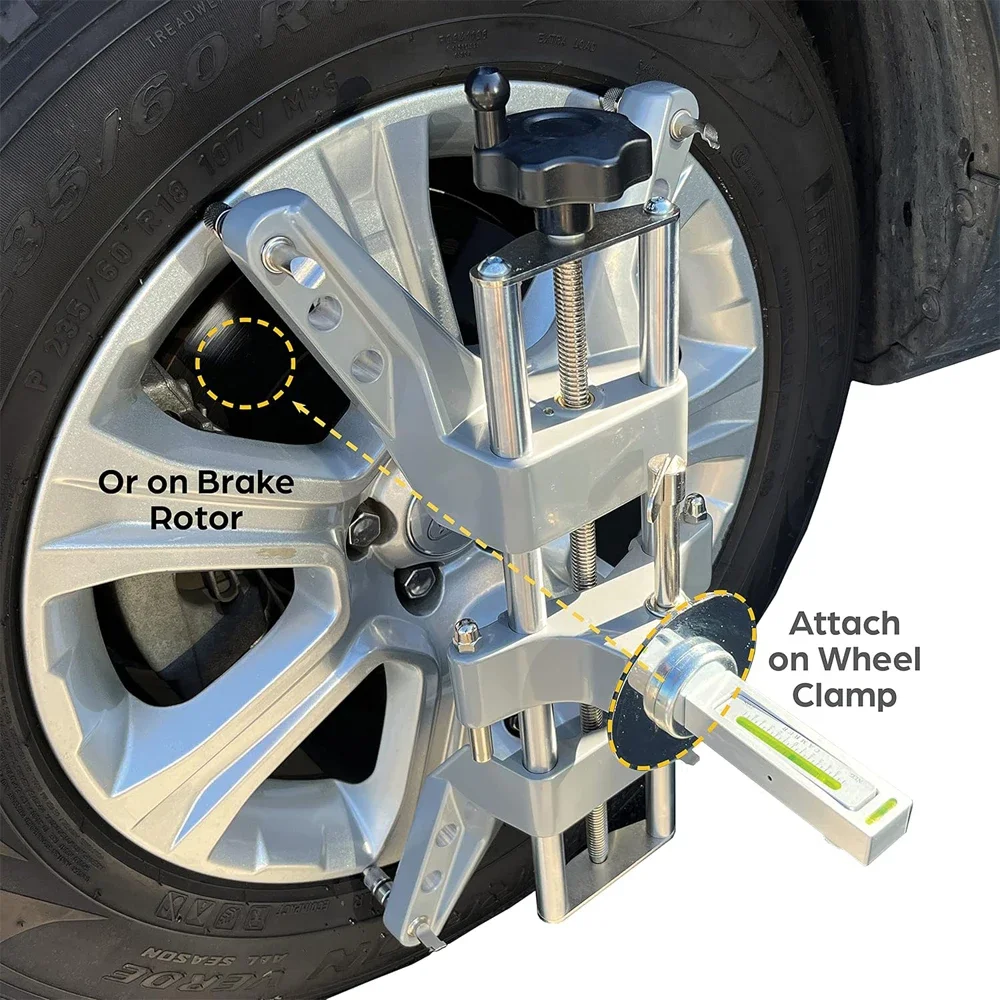 Automobile 4-wheel Positioning Magnetic Level, Wheel Camber, Adjustable Magnetic Gauge thumbnail 2
